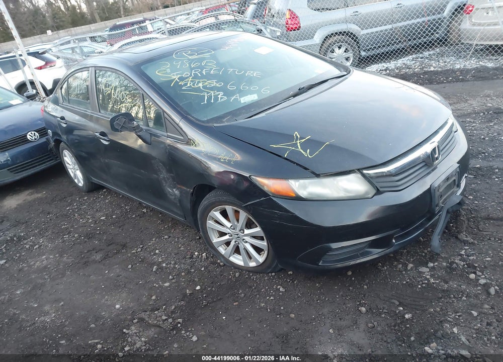2012 HONDA CIVIC EX VIN: 2HGFB2F88CH596277