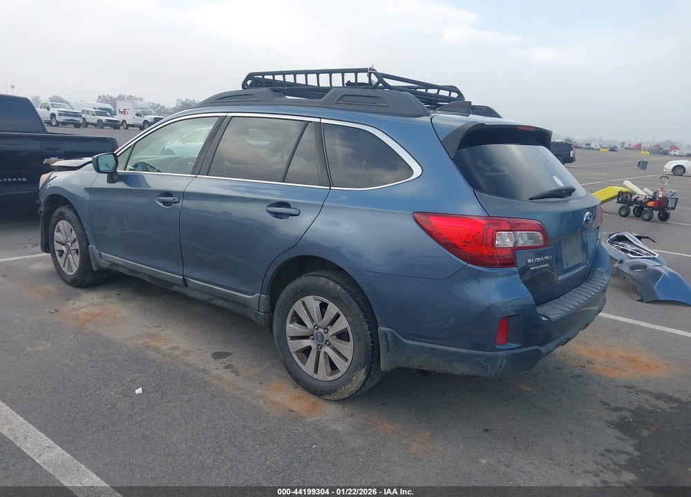 2017 SUBARU OUTBACK 2.5I PREMIUM VIN: 4S4BSACC2H3422890