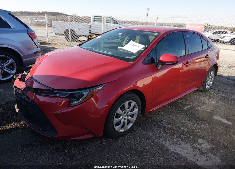 2020 TOYOTA COROLLA LE VIN: JTDEPRAE0LJ063338