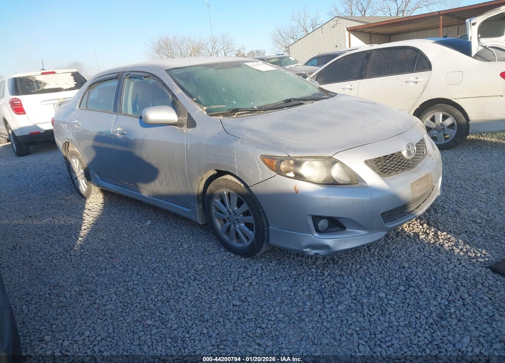 2009 TOYOTA COROLLA S VIN: 2T1BU40E49C121861
