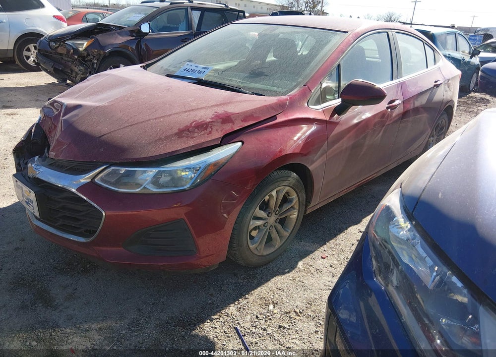 2019 CHEVROLET CRUZE LT VIN: 1G1BE5SM0K7142018