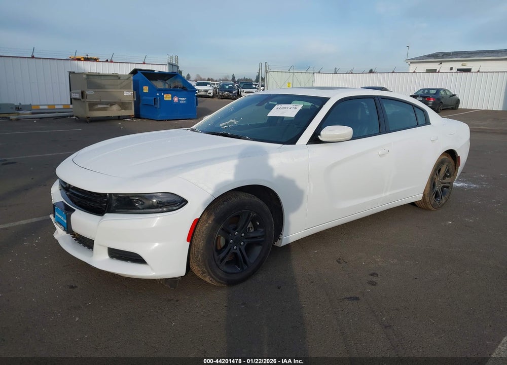 2022 DODGE CHARGER SXT RWD VIN: 2C3CDXBG3NH172695
