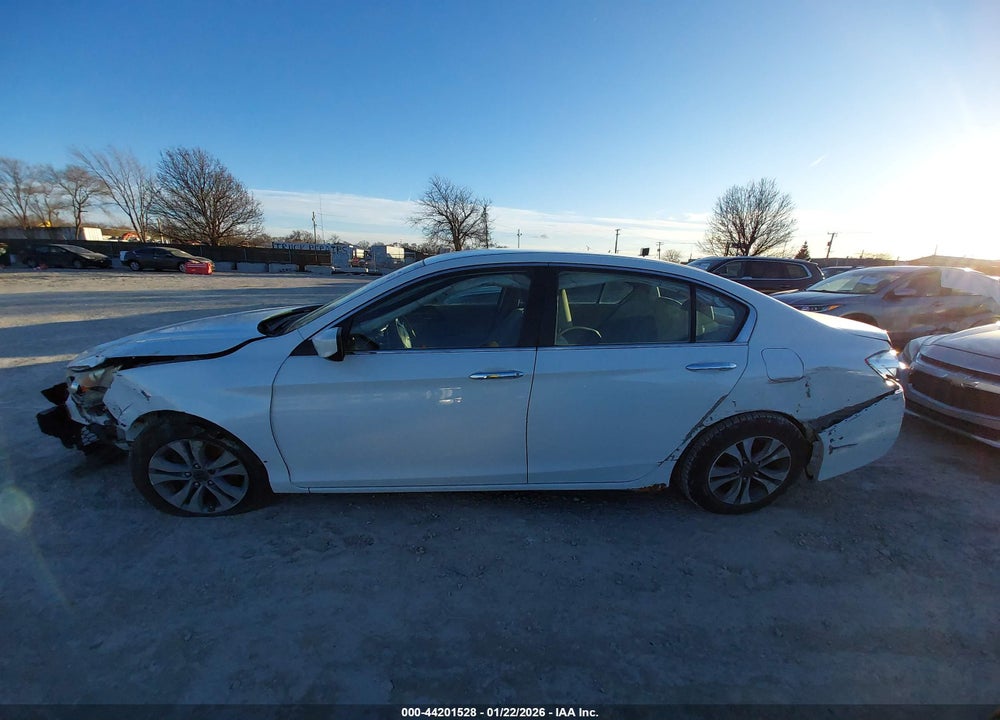 2013 HONDA ACCORD LX VIN: 1HGCR2F31DA123355