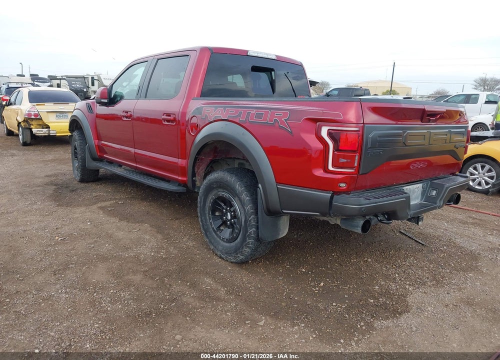 2018 FORD F-150 RAPTOR VIN: 1FTFW1RG1JFB28437