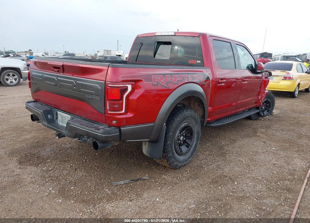 2018 FORD F-150 RAPTOR VIN: 1FTFW1RG1JFB28437