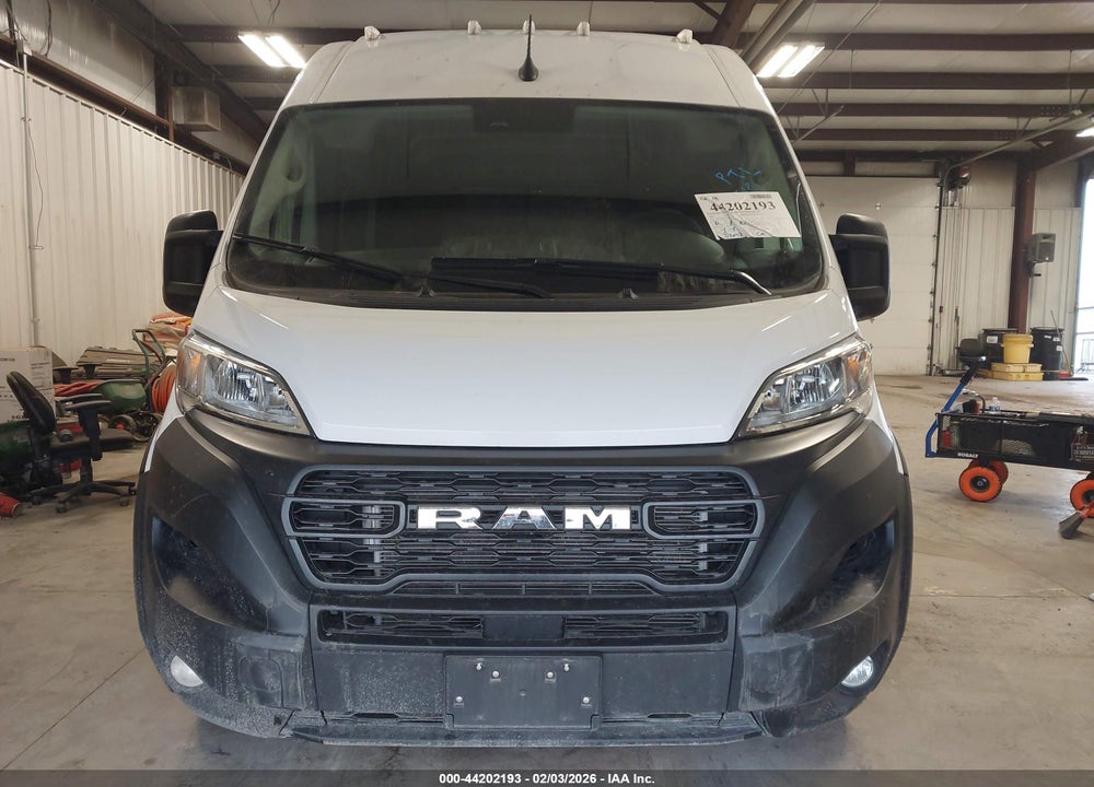 2025 RAM PROMASTER 2500 TRADESMAN HIGH ROOF 159 WB W/PASS SEAT VIN: 3C6LRVDG8SE507219