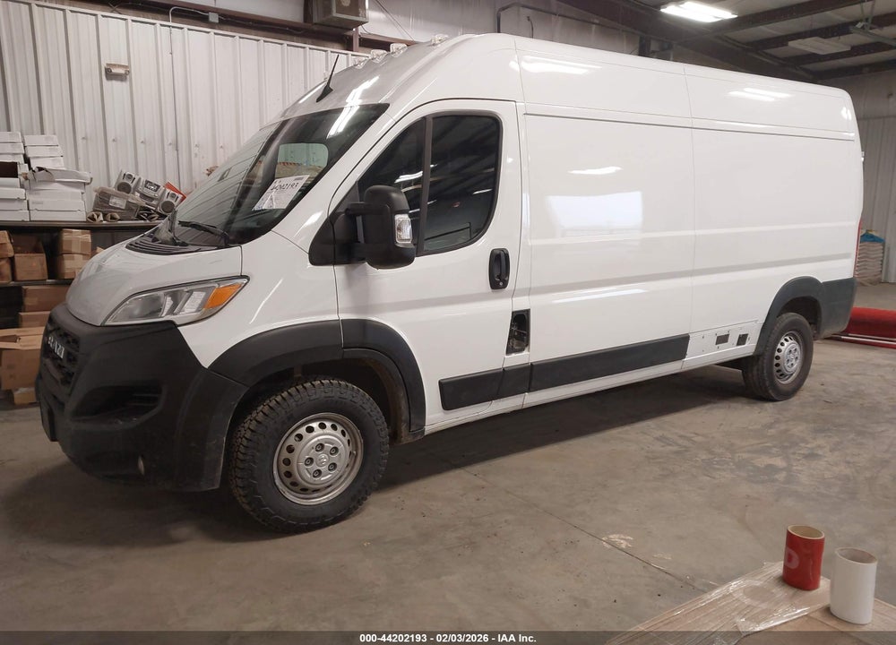 2025 RAM PROMASTER 2500 TRADESMAN HIGH ROOF 159 WB W/PASS SEAT VIN: 3C6LRVDG8SE507219
