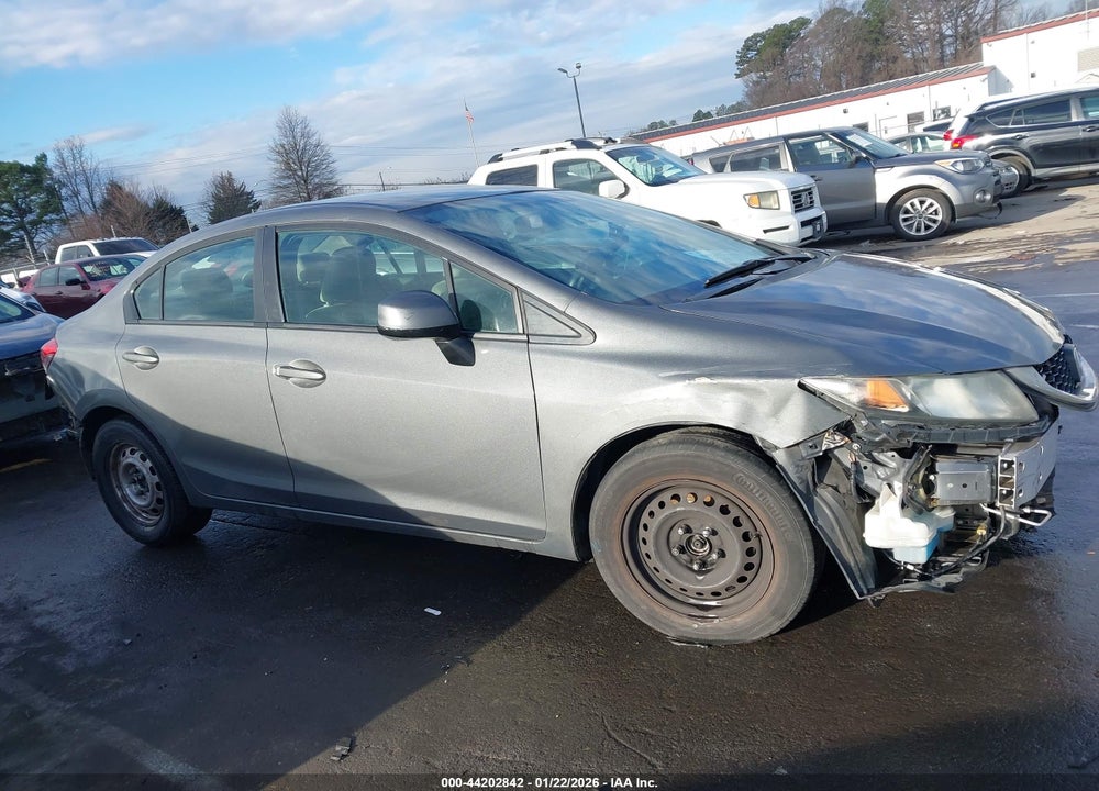 2013 HONDA CIVIC LX VIN: 2HGFB2F53DH578311