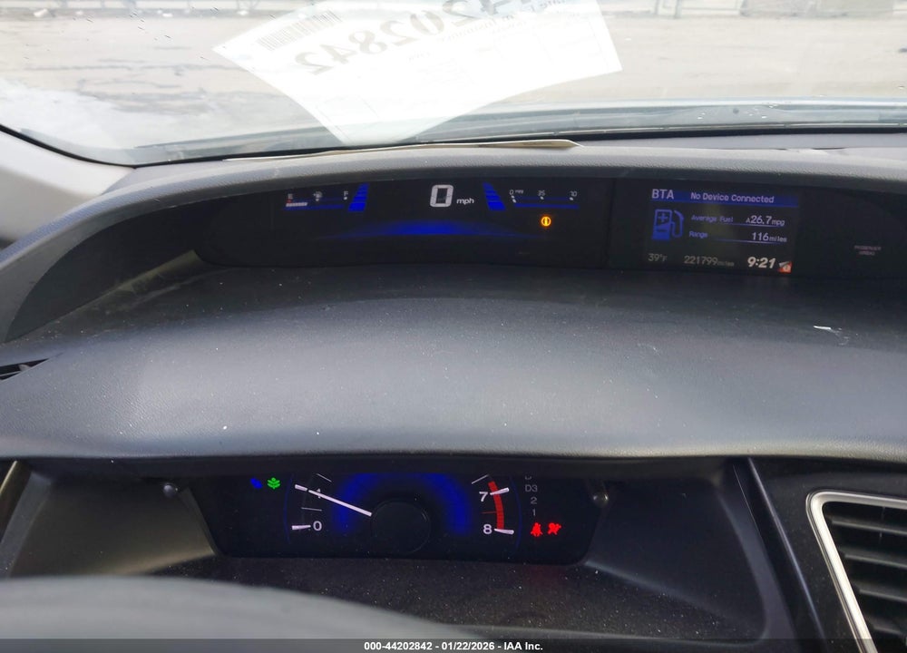 2013 HONDA CIVIC LX VIN: 2HGFB2F53DH578311