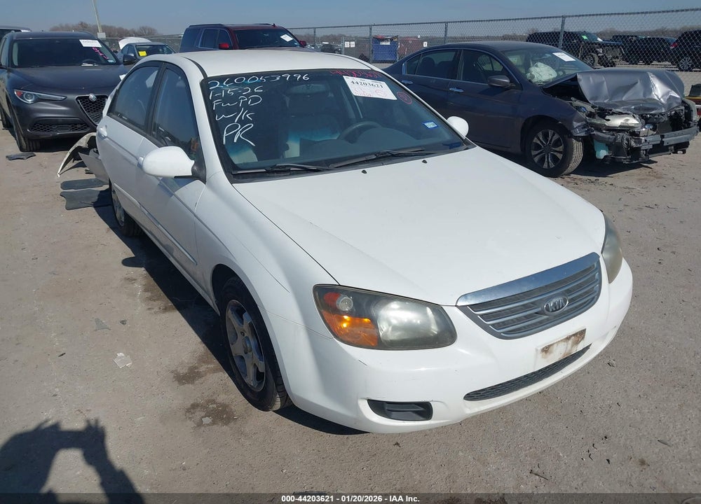 2009 KIA SPECTRA EX VIN: KNAFE221295624540