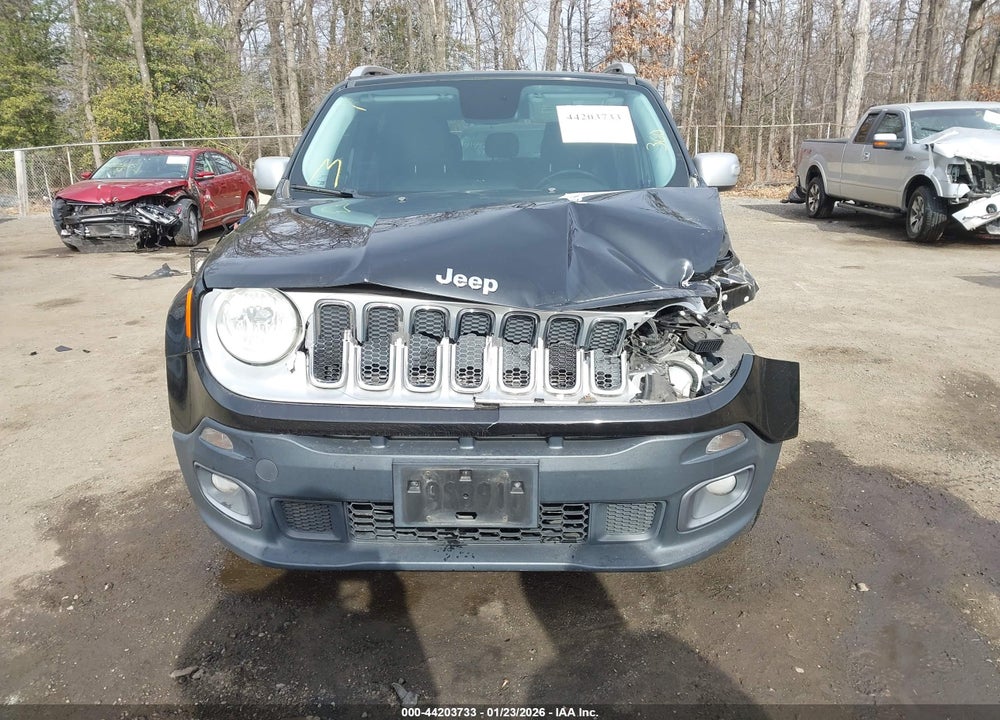 2016 JEEP RENEGADE LIMITED VIN: ZACCJBDT7GPD39496
