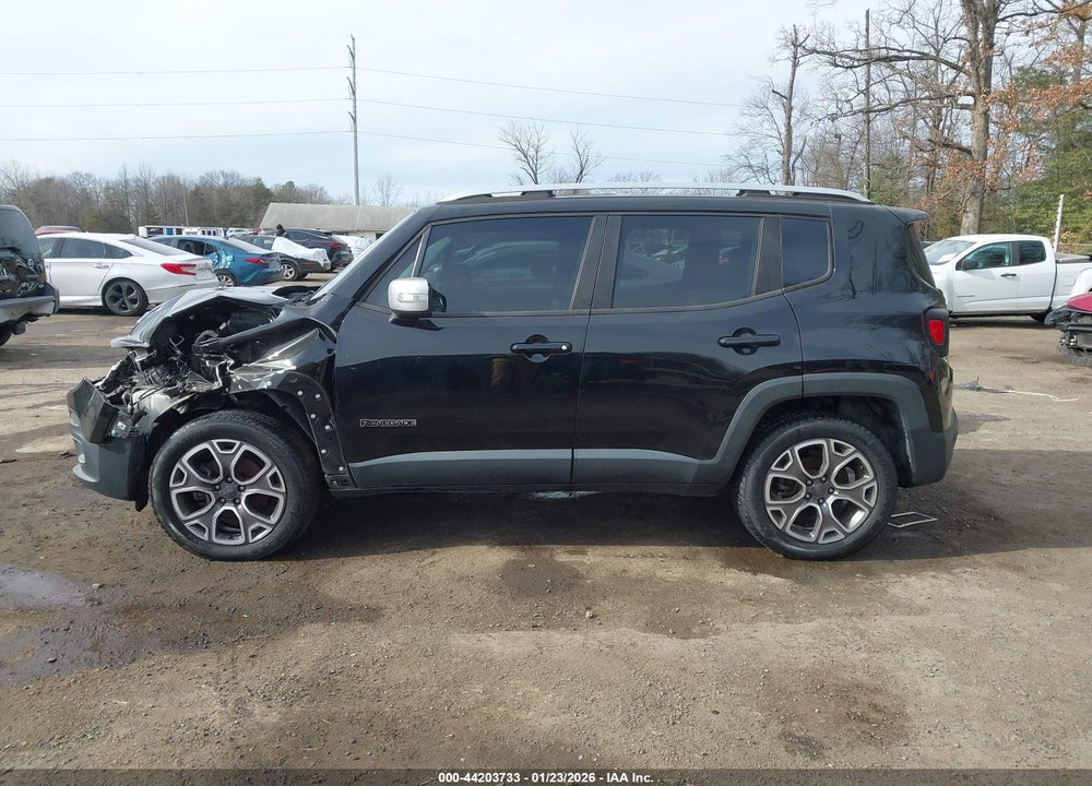 2016 JEEP RENEGADE LIMITED VIN: ZACCJBDT7GPD39496