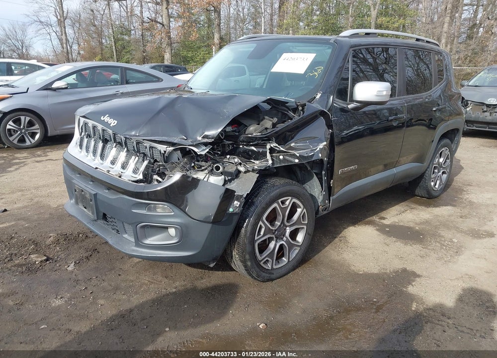 2016 JEEP RENEGADE LIMITED VIN: ZACCJBDT7GPD39496