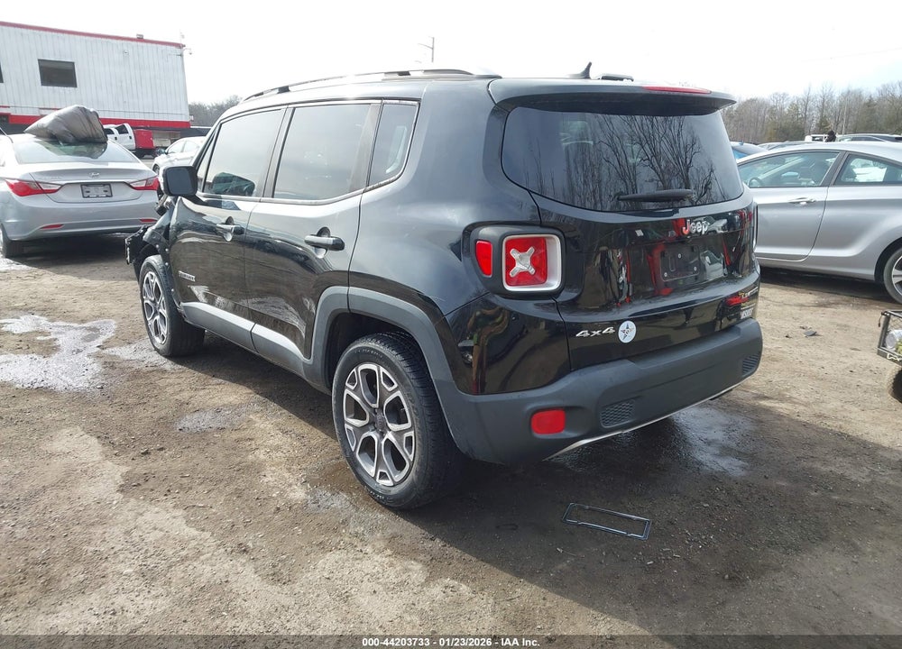 2016 JEEP RENEGADE LIMITED VIN: ZACCJBDT7GPD39496