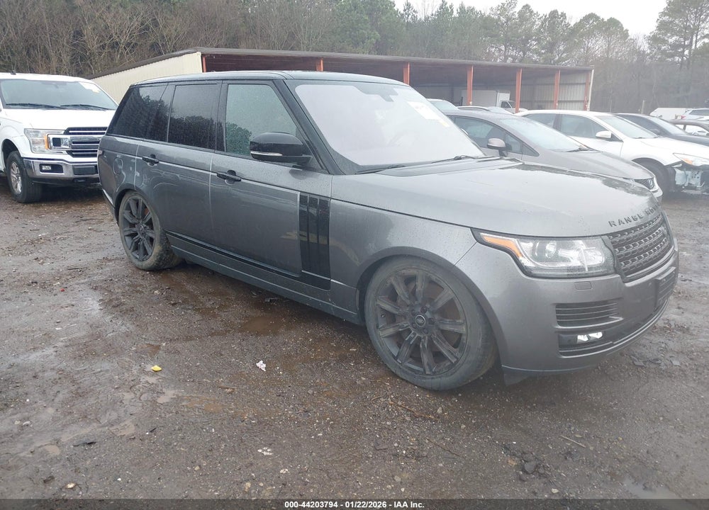 2016 LAND ROVER RANGE ROVER 3.0L V6 SUPERCHARGED HSE VIN: SALGS2VF0GA238266