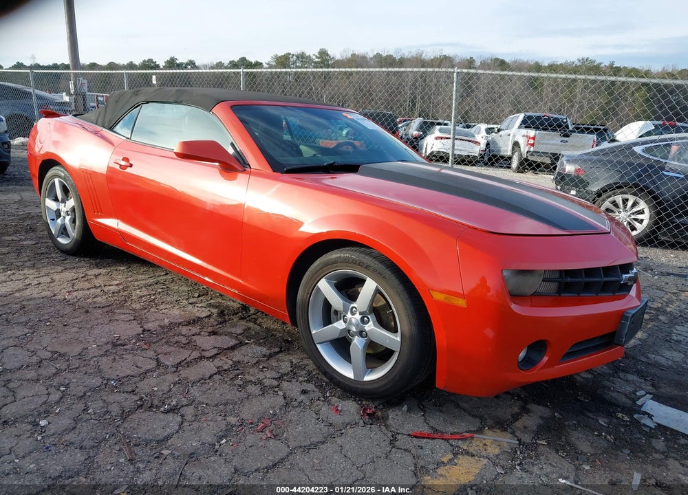 2012 CHEVROLET CAMARO 2LT VIN: 2G1FC3D39C9202930