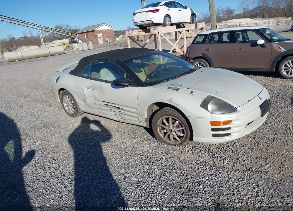 2001 MITSUBISHI ECLIPSE SPYDER GS VIN: 4A3AE35GX1E006242