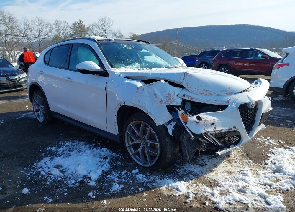 2018 ALFA ROMEO STELVIO TI SPORT AWD VIN: ZASFAKNN3J7B86401