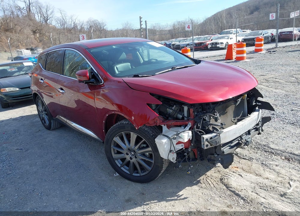 2021 NISSAN MURANO SV FWD VIN: 5N1AZ2BJXMC142643