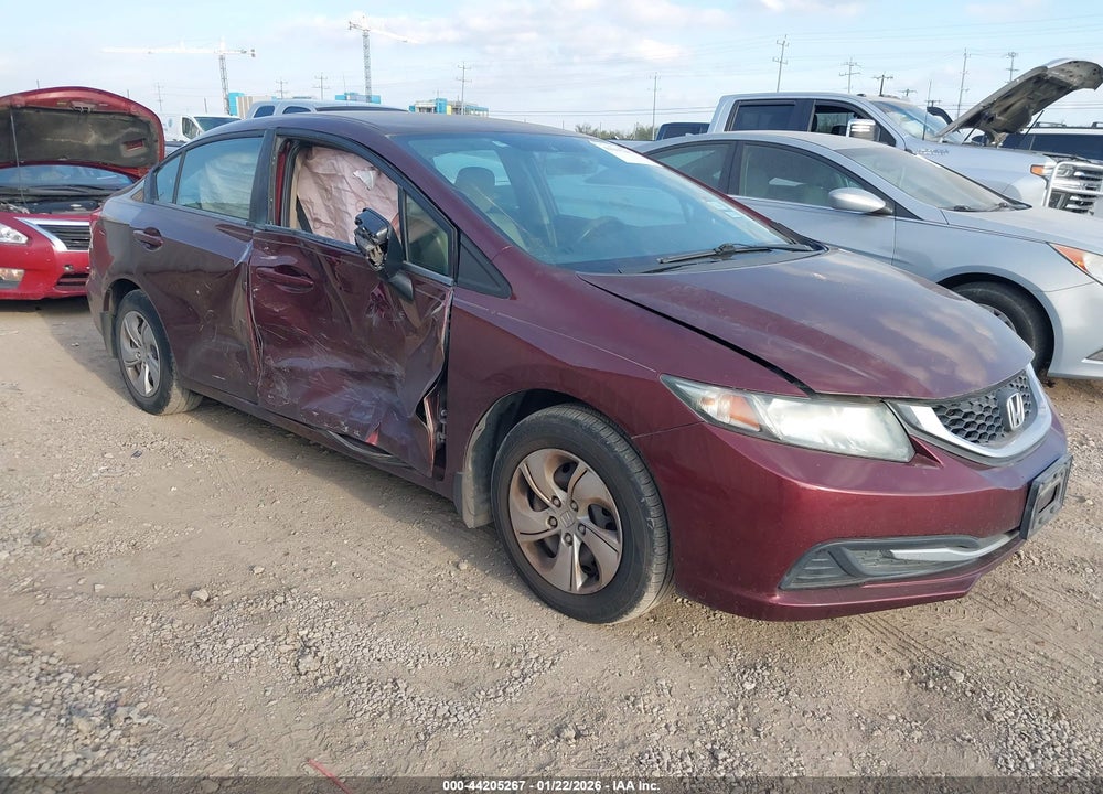 2014 HONDA CIVIC LX VIN: 19XFB2F59EE057900