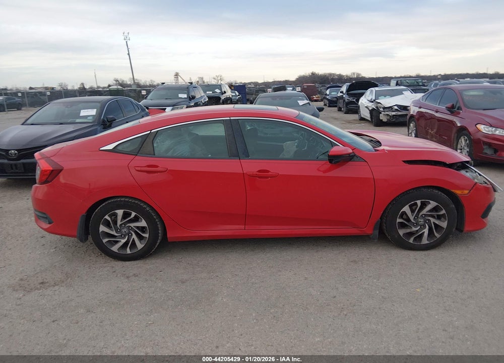 2018 HONDA CIVIC EX VIN: 2HGFC2F70JH604454