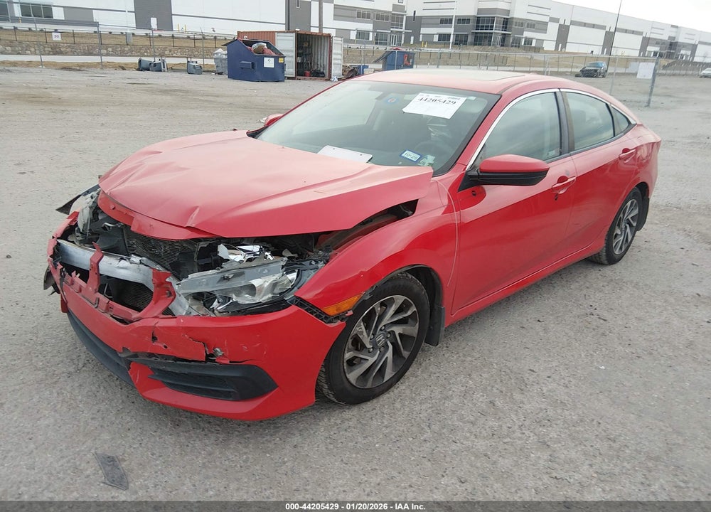 2018 HONDA CIVIC EX VIN: 2HGFC2F70JH604454