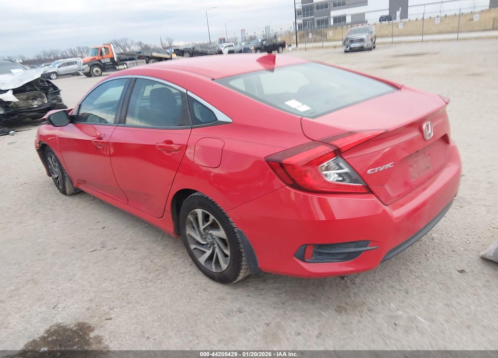 2018 HONDA CIVIC EX VIN: 2HGFC2F70JH604454