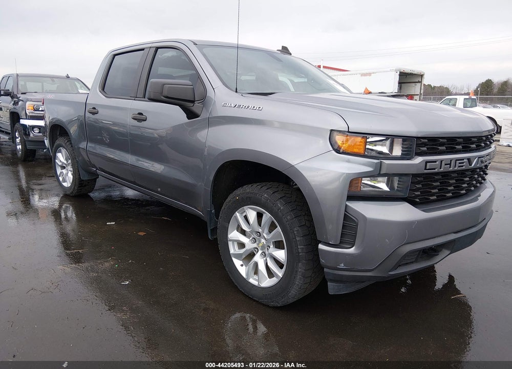 2020 CHEVROLET SILVERADO 1500 4WD  SHORT BED CUSTOM VIN: 1GCUYBEF0LZ157983