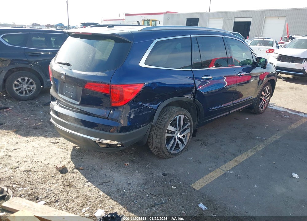 2016 HONDA PILOT TOURING VIN: 5FNYF5H94GB044208