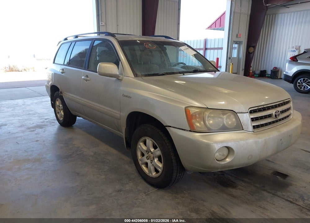 2001 TOYOTA HIGHLANDER V6 VIN: JTEHF21A410030538