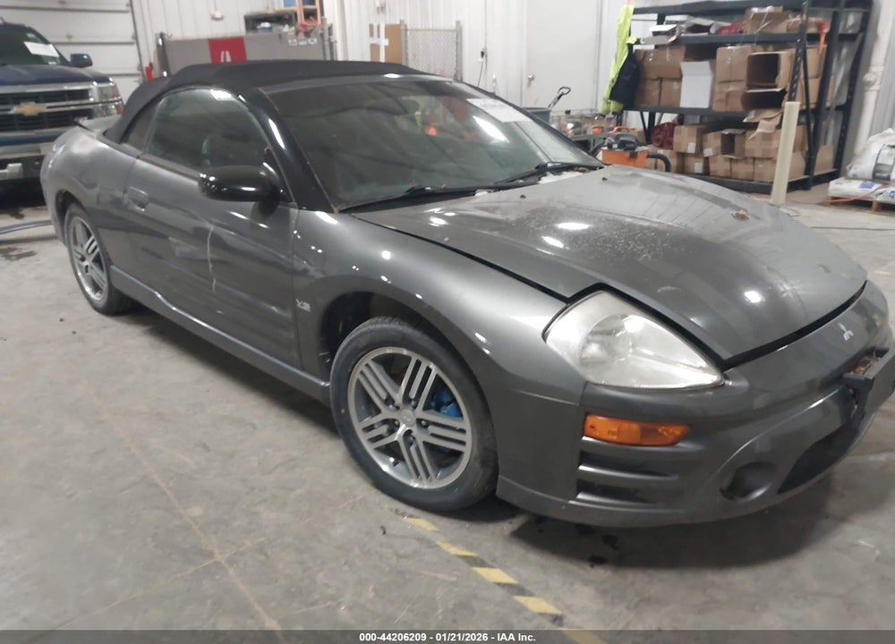 2003 MITSUBISHI ECLIPSE SPYDER GTS VIN: 4A3AE75H13E058376