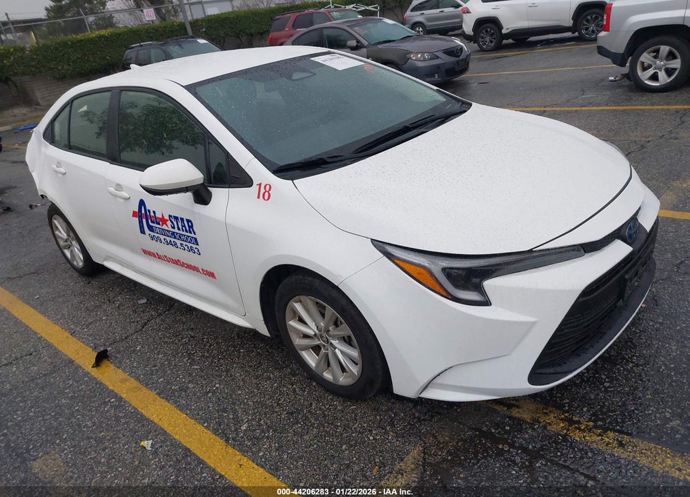 2023 TOYOTA COROLLA HYBRID LE VIN: JTDBCMFEXP3008805