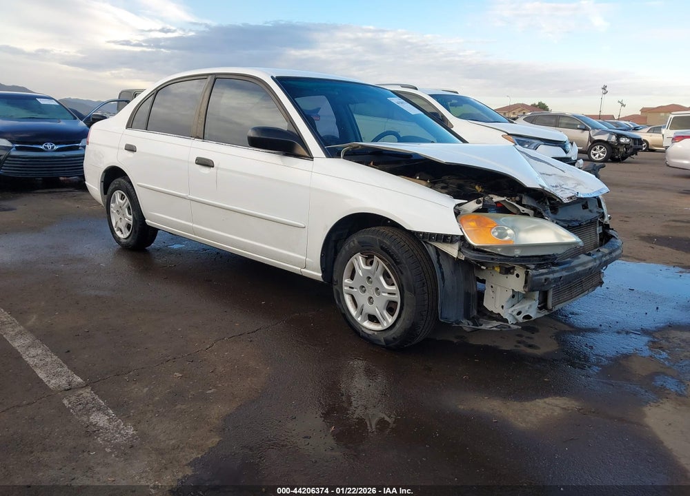 2001 HONDA CIVIC LX VIN: 1HGES15521L055352