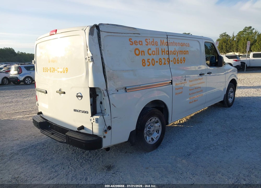 2021 NISSAN NV CARGO NV2500 HD SV STANDARD ROOF V6 VIN: 1N6BF0KY0MN807862