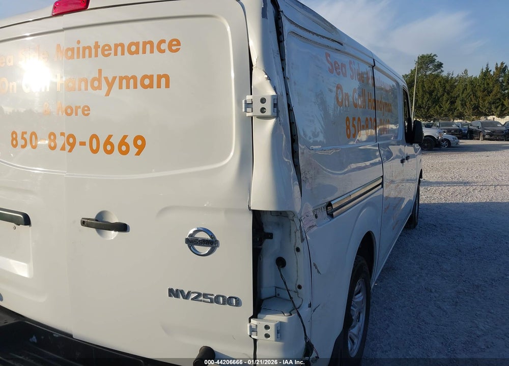 2021 NISSAN NV CARGO NV2500 HD SV STANDARD ROOF V6 VIN: 1N6BF0KY0MN807862