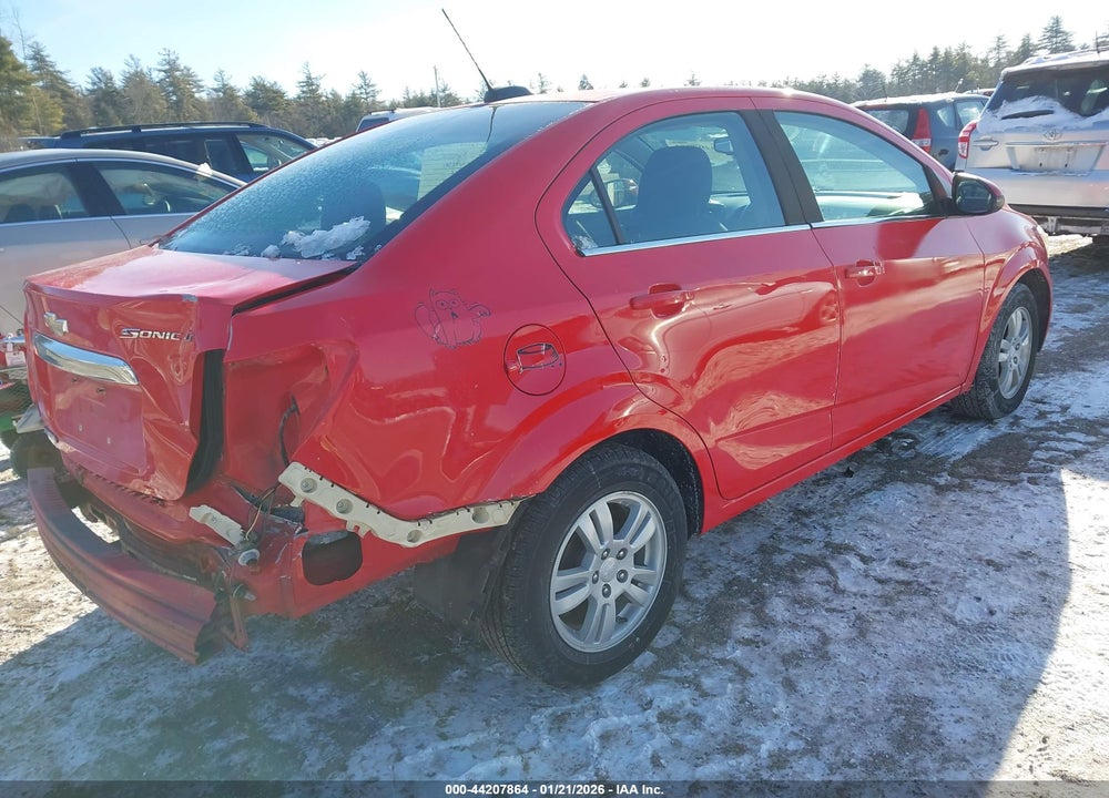 2015 CHEVROLET SONIC LT AUTO VIN: 1G1JC5SH1F4117186