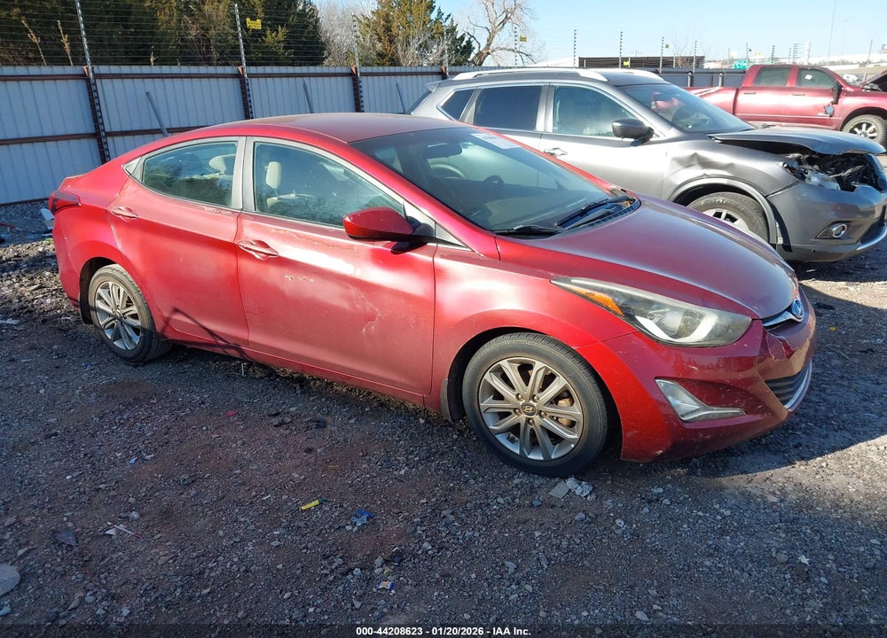 2016 HYUNDAI ELANTRA SE VIN: 5NPDH4AE9GH657744