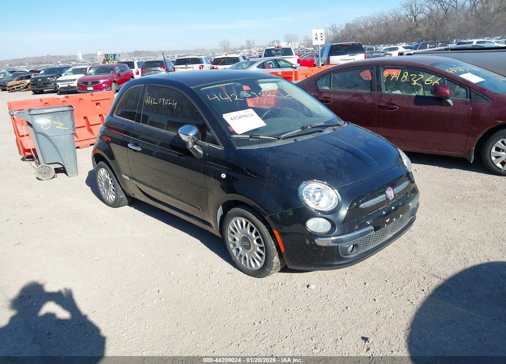 2013 FIAT 500 LOUNGE VIN: 3C3CFFCR6DT580876