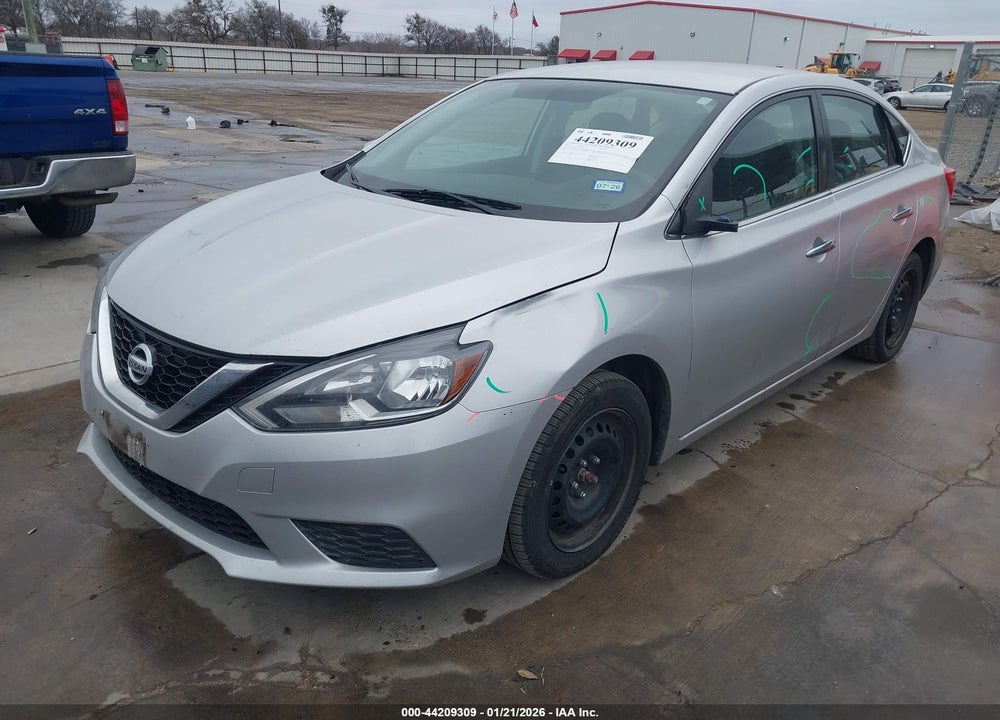2017 NISSAN SENTRA SV VIN: 3N1AB7AP7HL665093