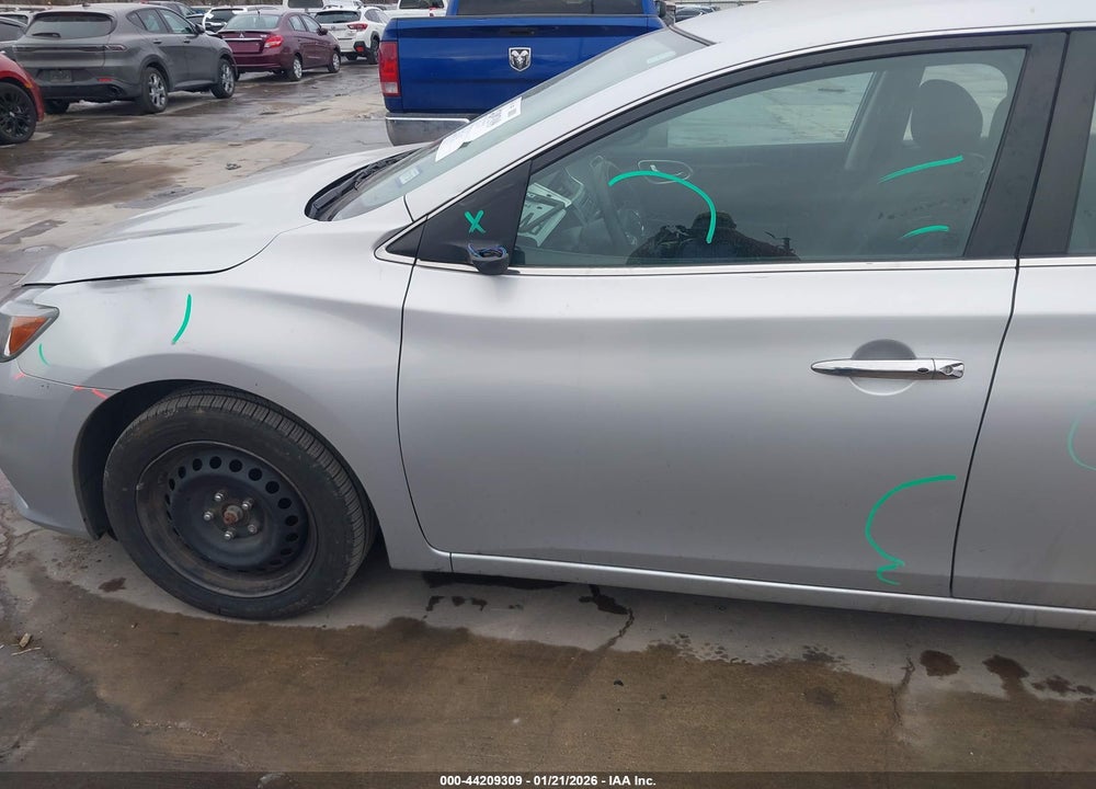 2017 NISSAN SENTRA SV VIN: 3N1AB7AP7HL665093