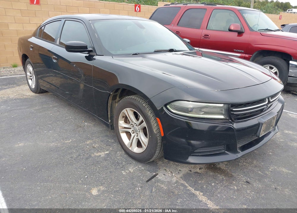 2015 DODGE CHARGER SE VIN: 2C3CDXBGXFH836153