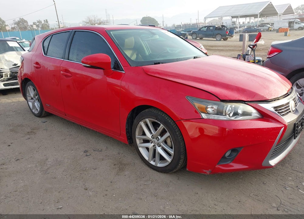 2014 LEXUS CT 200H VIN: JTHKD5BH4E2182924
