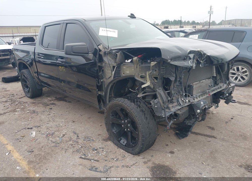 2021 CHEVROLET SILVERADO 1500 2WD  SHORT BED CUSTOM VIN: 3GCPWBEK3MG214355