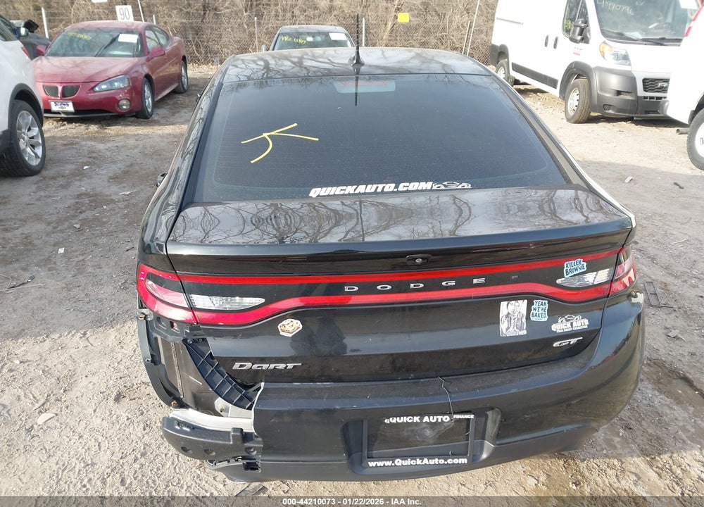 2013 DODGE DART GT VIN: 1C3CDFCB8DD327198