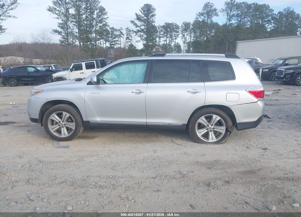 2012 TOYOTA HIGHLANDER LIMITED V6 VIN: 5TDDK3EH1CS161485