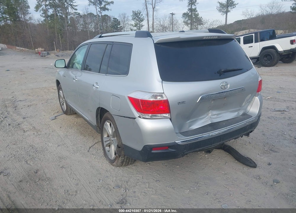 2012 TOYOTA HIGHLANDER LIMITED V6 VIN: 5TDDK3EH1CS161485