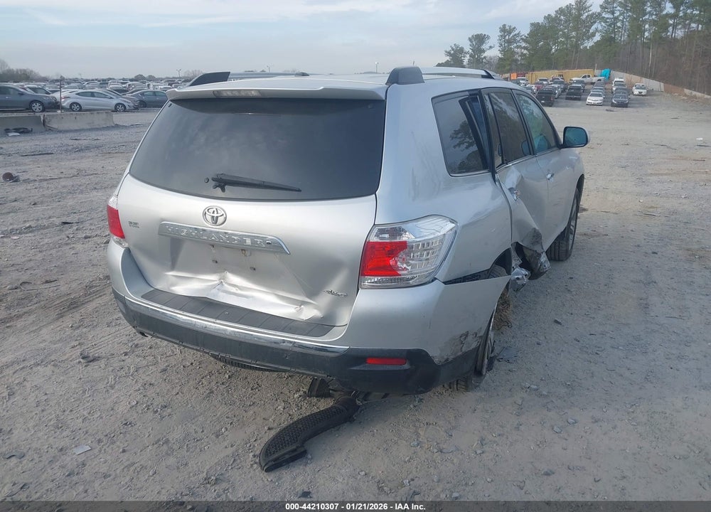 2012 TOYOTA HIGHLANDER LIMITED V6 VIN: 5TDDK3EH1CS161485