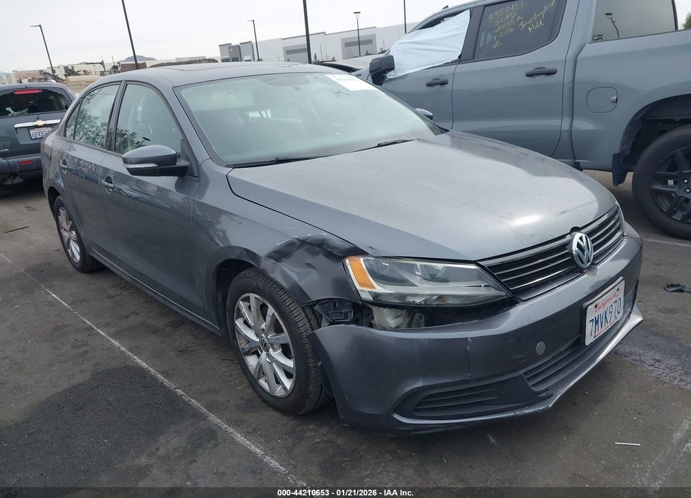 2012 VOLKSWAGEN JETTA 2.5L SE VIN: 3VWDP7AJ1CM399030