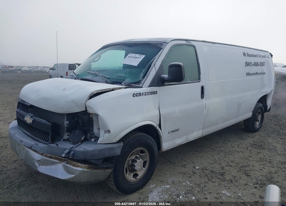2006 CHEVROLET EXPRESS WORK VAN VIN: 1GCGG29VX61122744