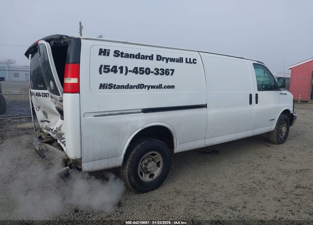 2006 CHEVROLET EXPRESS WORK VAN VIN: 1GCGG29VX61122744